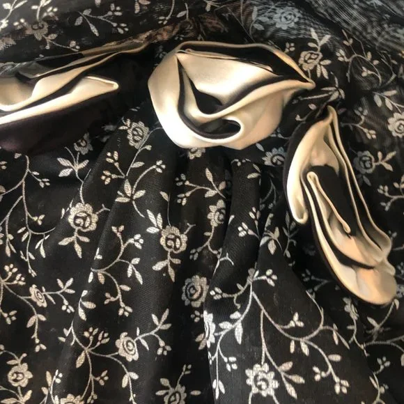 GUNNE SAX JESSICA MCCLINTOCK VINTAGE FLORAL MAXI PRAIRIE PROM DRESS - Picture 3 of 16